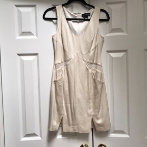 Guess by Marciano Champagne v-neck minidress